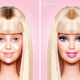 Image for article titled Barbie Without Makeup -- Fresh-Faced Beauty or Straight-Up Busted?